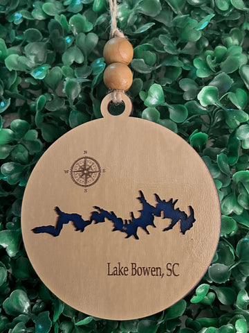 Lake Bowen SC Christmas Ornament