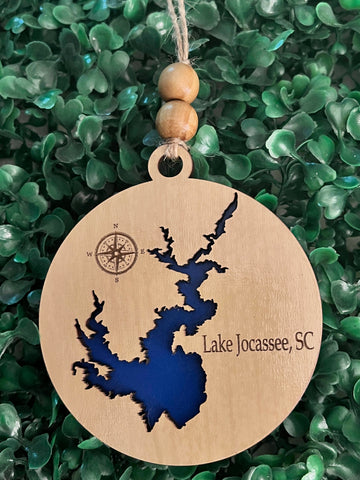 Lake Jocassee SC Christmas Ornament