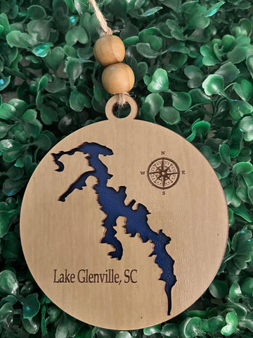 Lake Glenville SC Christmas Ornament