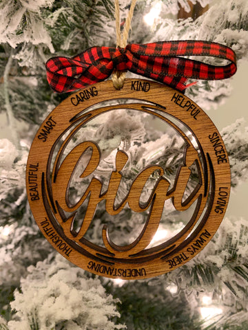 Gigi Christmas Ornament