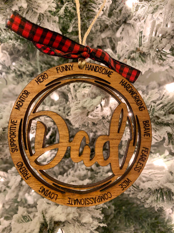 Dad Christmas Ornament