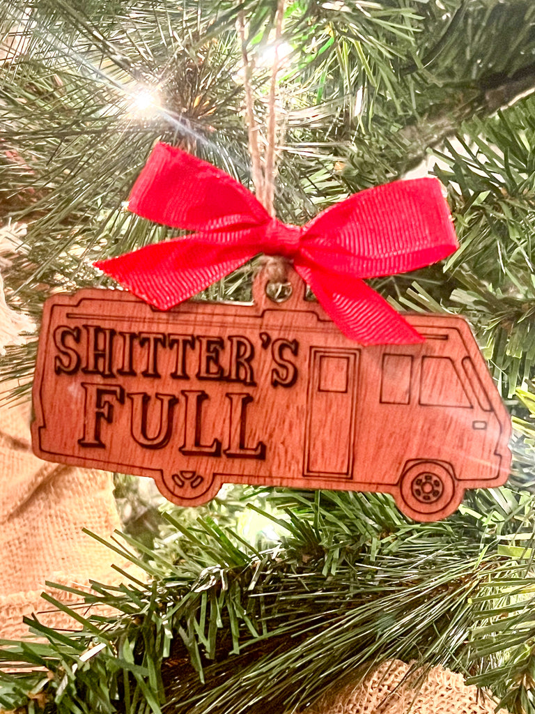 Shitter’s Full RV Christmas Ornament