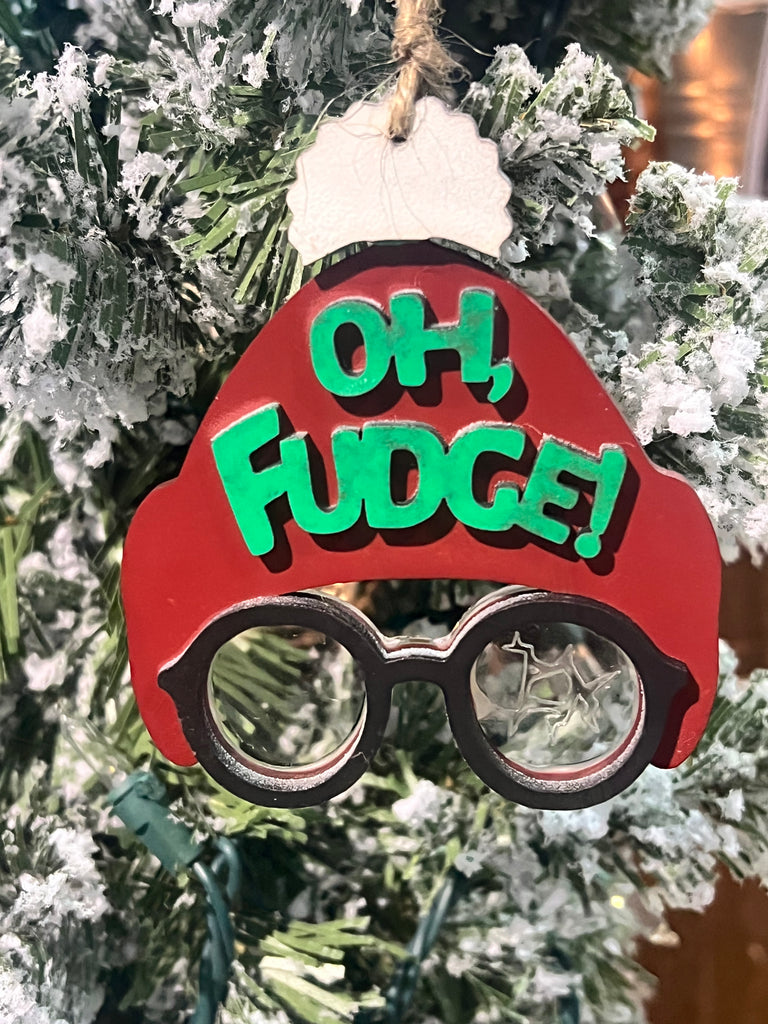 Oh Fudge Christmas Ornament